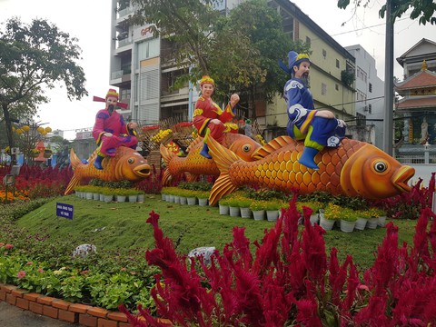 Xem chó biểu diễn đờn ca tài tử ở đường hoa Cần Thơ - Ảnh 16. Xem chó biểu diễn đờn ca tài tử ở đường hoa Cần Thơ - Ảnh 16.