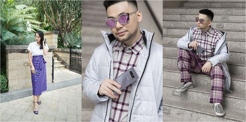 Cùng các Fashionista Việt tạo dấu ấn thời trang với màu tím khói - Ảnh 4. Cùng các Fashionista Việt tạo dấu ấn thời trang với màu tím khói - Ảnh 4.