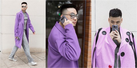 Cùng các Fashionista Việt tạo dấu ấn thời trang với màu tím khói - Ảnh 5. Cùng các Fashionista Việt tạo dấu ấn thời trang với màu tím khói - Ảnh 5.