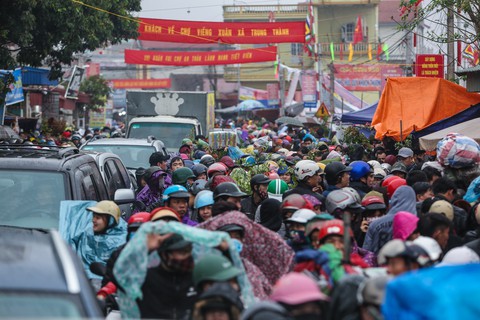 Biển người chen lấn dưới mưa tại chợ Viềng, Nam Định - Ảnh 16. Biển người chen lấn dưới mưa tại chợ Viềng, Nam Định - Ảnh 16.