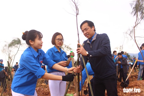 Trồng 5ha phi lao khởi công Tháng thanh niên - Ảnh 3. Trồng 5ha phi lao khởi công Tháng thanh niên - Ảnh 3.