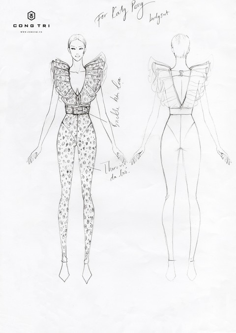 Katy Perry tiếp tục chọn trang phục của Nguyễn Công Trí - Ảnh 2. Katy Perry tiếp tục chọn trang phục của Nguyễn Công Trí - Ảnh 2.