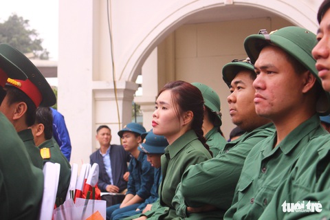 Gần 2.000 thanh niên thủ đô tình nguyện nhập ngũ - Ảnh 2. Gần 2.000 thanh niên thủ đô tình nguyện nhập ngũ - Ảnh 2.