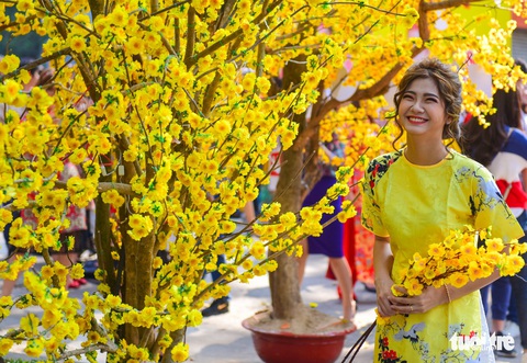 Giới trẻ Sài Gòn xuống phố chụp hình đón tết - Ảnh 17. Giới trẻ Sài Gòn xuống phố chụp hình đón tết - Ảnh 17.