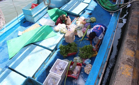 Nhiều tàu cá mang bánh chưng củ kiệu ra khơi xuyên Tết - Ảnh 1. Nhiều tàu cá mang bánh chưng củ kiệu ra khơi xuyên Tết - Ảnh 1.