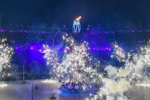 Lễ khai mạc Olympic mùa đông Pyeongchang rực rỡ và hiện đại - Ảnh 6. Lễ khai mạc Olympic mùa đông Pyeongchang rực rỡ và hiện đại - Ảnh 6.