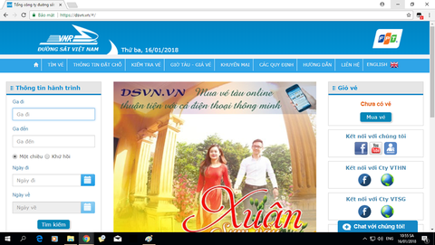 Xuất hiện website chào bán giá vé tàu cao hơn giá gốc - Ảnh 1. Xuất hiện website chào bán giá vé tàu cao hơn giá gốc - Ảnh 1.