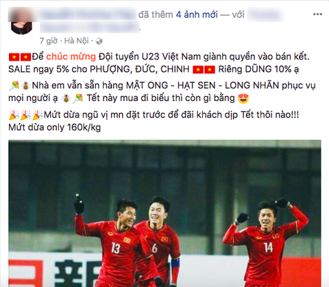 Trà sữa, rạp chiếu phim giảm giá mừng U-23 VN chiến thắng - Ảnh 4. Trà sữa, rạp chiếu phim giảm giá mừng U-23 VN chiến thắng - Ảnh 4.