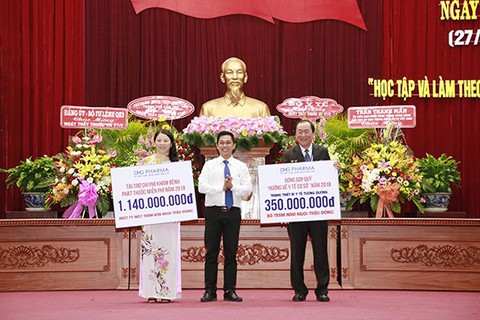 Năm 2018, DHG hỗ trợ ngành y tế Cần Thơ gần 1,5 tỉ đồng - Ảnh 1. Năm 2018, DHG hỗ trợ ngành y tế Cần Thơ gần 1,5 tỉ đồng - Ảnh 1.