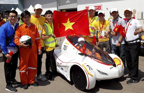 Việt Nam lần thứ tư vô địch đua xe tiết kiệm nhiên liệu châu Á - Ảnh 1. Việt Nam lần thứ tư vô địch đua xe tiết kiệm nhiên liệu châu Á - Ảnh 1.