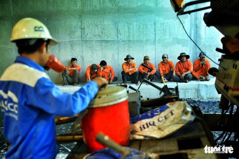 Hầm chui An Sương trước giờ thông xe - Ảnh 10. Hầm chui An Sương trước giờ thông xe - Ảnh 10.