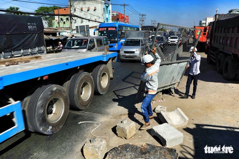 Hầm chui An Sương trước giờ thông xe - Ảnh 13. Hầm chui An Sương trước giờ thông xe - Ảnh 13.