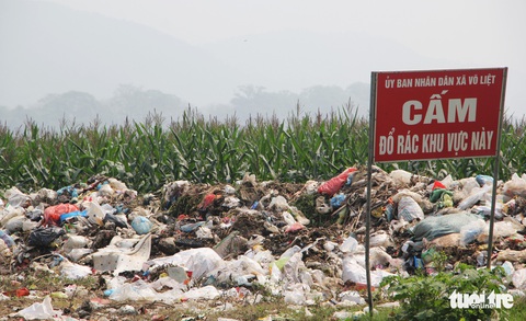 Bãi bồi sông Lam ngập rác, dân kêu trời vì ruồi - Ảnh 4. Bãi bồi sông Lam ngập rác, dân kêu trời vì ruồi - Ảnh 4.