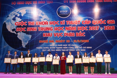 13 dự án đoạt giải nhất cuộc thi khoa học kỹ thuật phía bắc - Ảnh 1. 13 dự án đoạt giải nhất cuộc thi khoa học kỹ thuật phía bắc - Ảnh 1.