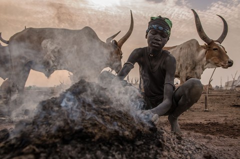 Trải nghiệm cuộc sống chăn bò của người Dinka ở Nam Sudan - Ảnh 1. Trải nghiệm cuộc sống chăn bò của người Dinka ở Nam Sudan - Ảnh 1.