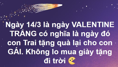 Ngày Valentine Trắng, cánh mày râu than trời - Ảnh 1. Ngày Valentine Trắng, cánh mày râu than trời - Ảnh 1.