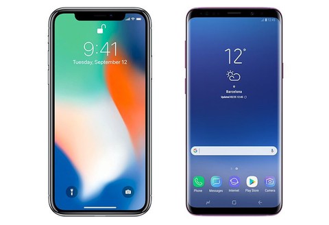 Đặt lên bàn cân Galaxy S9/S9+ và iPhone X - Ảnh 1. Đặt lên bàn cân Galaxy S9/S9+ và iPhone X - Ảnh 1.