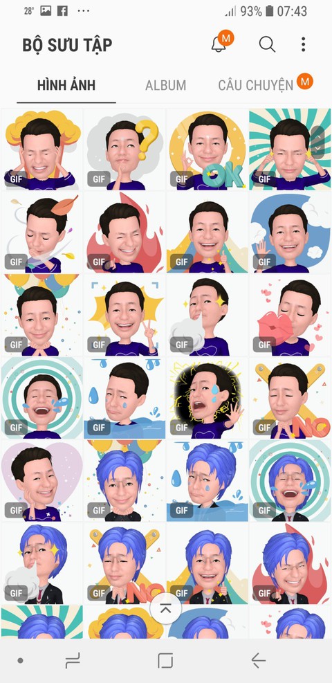 Trào lưu AR Emoji và hướng dẫn cách tạo avatar vui nhộn trên Galaxy S9 - Ảnh 9. Trào lưu AR Emoji và hướng dẫn cách tạo avatar vui nhộn trên Galaxy S9 - Ảnh 9.
