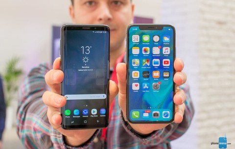 Đặt lên bàn cân Galaxy S9/S9+ và iPhone X - Ảnh 3. Đặt lên bàn cân Galaxy S9/S9+ và iPhone X - Ảnh 3.