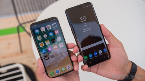 Đặt lên bàn cân Galaxy S9/S9+ và iPhone X - Ảnh 4. Đặt lên bàn cân Galaxy S9/S9+ và iPhone X - Ảnh 4.