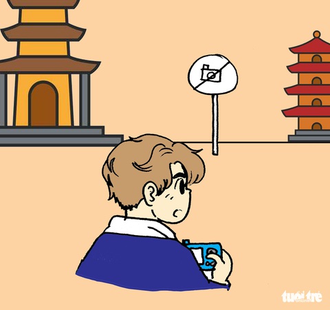 Hí họa: những điều nên tránh khi đi lễ hội, chùa chiền - Ảnh 4. Hí họa: những điều nên tránh khi đi lễ hội, chùa chiền - Ảnh 4.