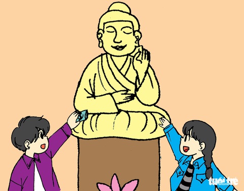 Hí họa: những điều nên tránh khi đi lễ hội, chùa chiền - Ảnh 17. Hí họa: những điều nên tránh khi đi lễ hội, chùa chiền - Ảnh 17.