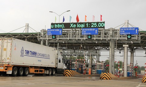 Trạm BOT bỏ thu phí thủ công - Ảnh 1. Trạm BOT bỏ thu phí thủ công - Ảnh 1.