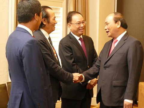 Thủ tướng Nguyễn Xuân Phúc: Sẵn sàng lắng nghe doanh nhân, nhà khoa học - Ảnh 1. Thủ tướng Nguyễn Xuân Phúc: Sẵn sàng lắng nghe doanh nhân, nhà khoa học - Ảnh 1.