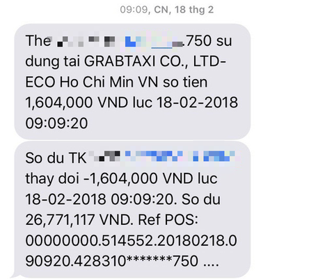 Grab trừ tiền trước là để bảo đảm khách có đủ tiền thanh toán - Ảnh 1. Grab trừ tiền trước là để bảo đảm khách có đủ tiền thanh toán - Ảnh 1.