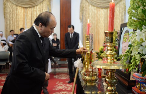 Lễ viếng nguyên Thủ tướng Phan Văn Khải - Ảnh 1. Lễ viếng nguyên Thủ tướng Phan Văn Khải - Ảnh 1.