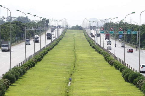 Hà Nội tổ chức lại giao thông trên đại lộ Thăng Long - Ảnh 1. Hà Nội tổ chức lại giao thông trên đại lộ Thăng Long - Ảnh 1.