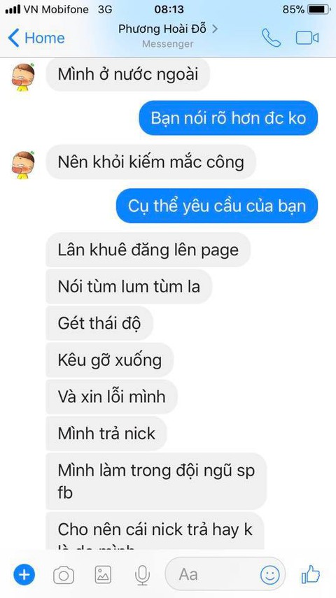 Hacker tấn công Facebook Lan Khuê, đòi livestream xin lỗi - Ảnh 2. Hacker tấn công Facebook Lan Khuê, đòi livestream xin lỗi - Ảnh 2.