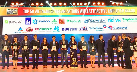 SASCO đạt top 50 doanh nghiệp Việt nhà tuyển dụng hấp dẫn - Ảnh 1. SASCO đạt top 50 doanh nghiệp Việt nhà tuyển dụng hấp dẫn - Ảnh 1.