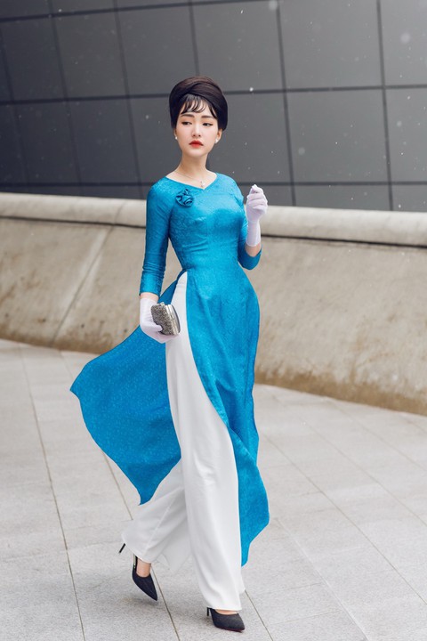 Nàng thơ xứ Huế tỏa sáng cùng áo dài ở Seoul Fashion Week - Ảnh 3. Nàng thơ xứ Huế tỏa sáng cùng áo dài ở Seoul Fashion Week - Ảnh 3.