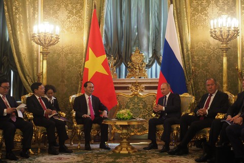Chủ tịch nước Trần Đại Quang điện đàm với Tổng thống Putin - Ảnh 1. Chủ tịch nước Trần Đại Quang điện đàm với Tổng thống Putin - Ảnh 1.