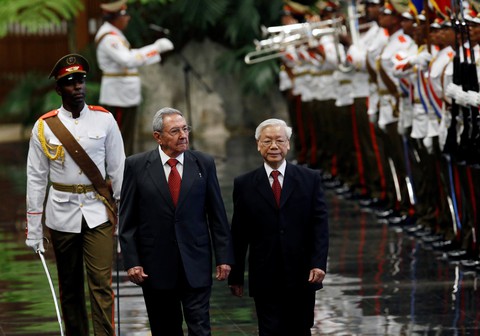 Chủ tịch Cuba Raul Castro đón, hội đàm với Tổng Bí thư Nguyễn Phú Trọng - Ảnh 1. Chủ tịch Cuba Raul Castro đón, hội đàm với Tổng Bí thư Nguyễn Phú Trọng - Ảnh 1.