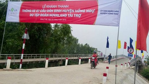Khánh thành 7 cầu dân sinh mới tại Đồng Tháp - Ảnh 3. Khánh thành 7 cầu dân sinh mới tại Đồng Tháp - Ảnh 3.