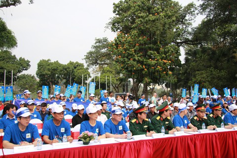 Mít tinh hưởng ứng Ngày thế giới phòng chống bom mìn - Ảnh 1. Mít tinh hưởng ứng Ngày thế giới phòng chống bom mìn - Ảnh 1.