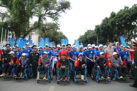 Mít tinh hưởng ứng Ngày thế giới phòng chống bom mìn - Ảnh 6. Mít tinh hưởng ứng Ngày thế giới phòng chống bom mìn - Ảnh 6.
