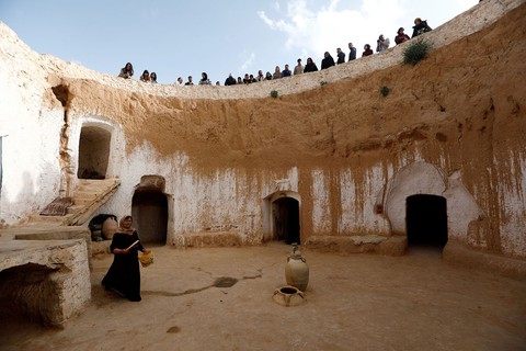 Những gia đình cuối cùng sống dưới lòng đất ở Tunisia - Ảnh 5. Những gia đình cuối cùng sống dưới lòng đất ở Tunisia - Ảnh 5.