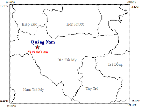 Bắc Trà My lại động đất 3,4 độ Richter - Ảnh 2. Bắc Trà My lại động đất 3,4 độ Richter - Ảnh 2.
