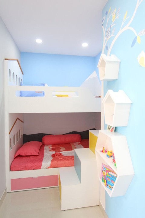Mãn nhãn với thiết kế nội thất ở căn hộ 600 triệu - Ảnh 7. Mãn nhãn với thiết kế nội thất ở căn hộ 600 triệu - Ảnh 7.