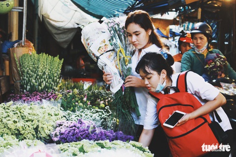 Chợ hoa Sài Gòn nhộn nhịp ngày 8-3 - Ảnh 3. Chợ hoa Sài Gòn nhộn nhịp ngày 8-3 - Ảnh 3.