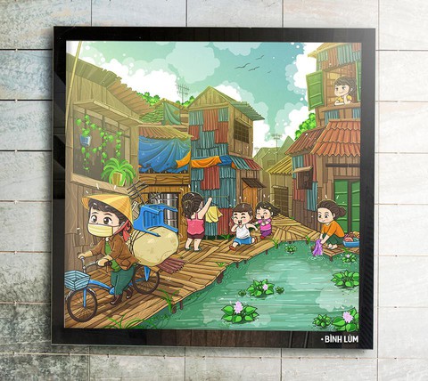 Vẽ cả Hà Nội qua lời kể của bạn bè - Ảnh 10. Vẽ cả Hà Nội qua lời kể của bạn bè - Ảnh 10.