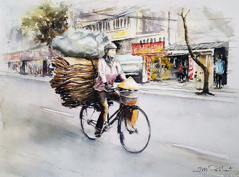 Jean-marc Potlet vẽ vì phải lòng mảnh đất hình chữ S - Ảnh 7. Jean-marc Potlet vẽ vì phải lòng mảnh đất hình chữ S - Ảnh 7.