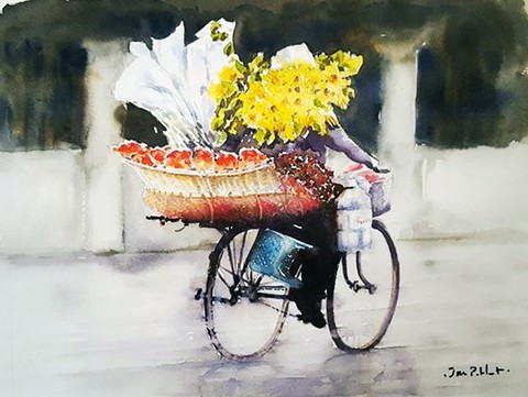 Jean-marc Potlet vẽ vì phải lòng mảnh đất hình chữ S - Ảnh 8. Jean-marc Potlet vẽ vì phải lòng mảnh đất hình chữ S - Ảnh 8.