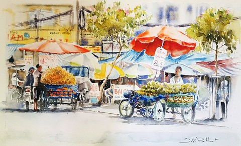Jean-marc Potlet vẽ vì phải lòng mảnh đất hình chữ S - Ảnh 16. Jean-marc Potlet vẽ vì phải lòng mảnh đất hình chữ S - Ảnh 16.