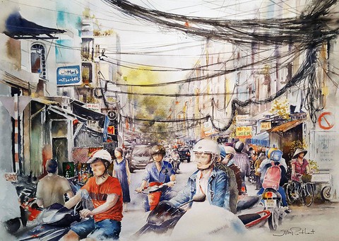 Jean-marc Potlet vẽ vì phải lòng mảnh đất hình chữ S - Ảnh 18. Jean-marc Potlet vẽ vì phải lòng mảnh đất hình chữ S - Ảnh 18.