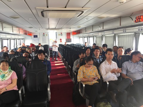 Tuyến tàu cao tốc TP.HCM - Cần Giờ - Vũng Tàu hoạt động lại - Ảnh 1. Tuyến tàu cao tốc TP.HCM - Cần Giờ - Vũng Tàu hoạt động lại - Ảnh 1.