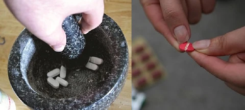Nghiền, bẻ thuốc để uống – Hại nhiều hơn lợi! - Ảnh 1. Nghiền, bẻ thuốc để uống – Hại nhiều hơn lợi! - Ảnh 1.
